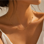 Collier plaqué or en acier inoxydable revêtement PVD unisexe – Image 2