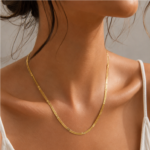 Collier unisexe en acier inoxydable 316 plaqué or 18K revêtement PVD – Image 2